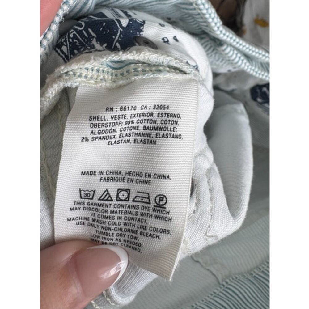 NWOT Womens Pilcro Coastal Blue and White Pinstriped Skinny Jean Size 28 - Picture 7 of 7
